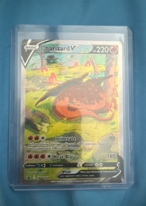 Charizard V graded 8.5
