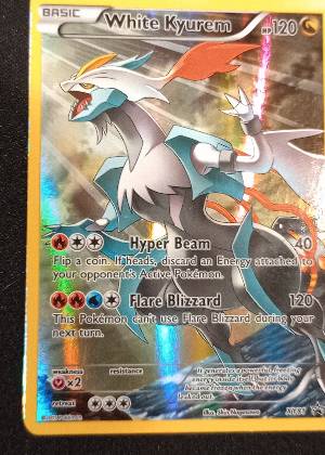 White Kyurem (Full Art Promo), graded 9.0