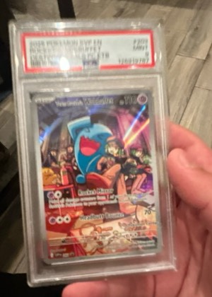 Team Rocket's Wobbuffet, graded 9.0