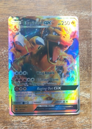 Charizard GX graded 6 & below