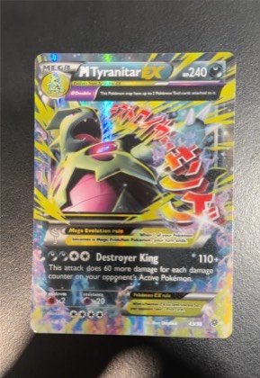 M Tyranitar EX, graded 7.0