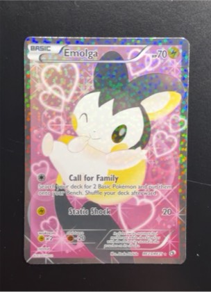Emolga (Full Art), graded 7.0