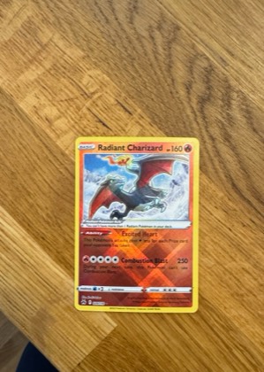 Radiant Charizard, graded 9.0