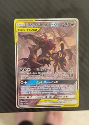 Umbreon & Darkrai GX - SM241, graded 9.0