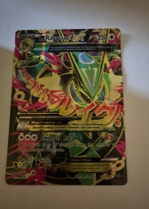 M Rayquaza EX (105 Full Art), graded 8.0