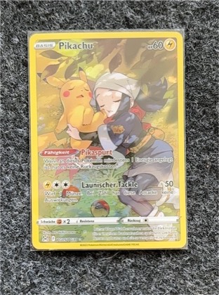 Pikachu, graded 8.0