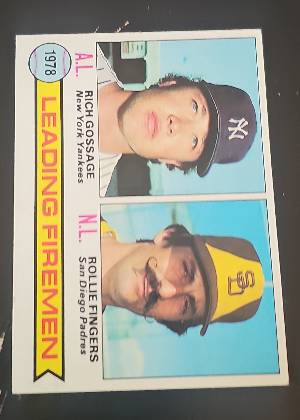 Rich Gossage / Rollie Fingers, graded 8.0