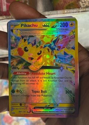 Pikachu ex, graded 9.0