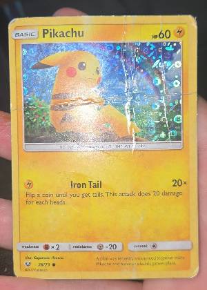 Pikachu, graded 2.5