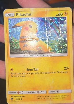 Pikachu, graded 2.5