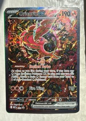 Oricorio ex, graded 9.0