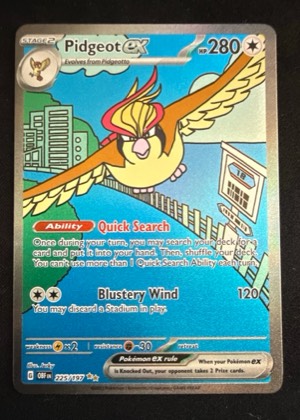Pidgeot ex, graded 9.0