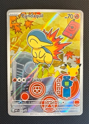 Cyndaquil, graded 9.5