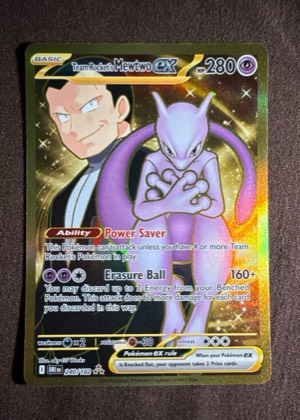 Team Rocket's Mewtwo ex - 240/182 graded 9.5