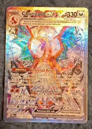 Charizard ex - 223/197 graded 9