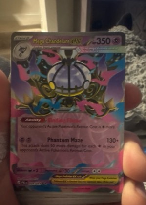 Mega Chandelure ex, graded 8.0