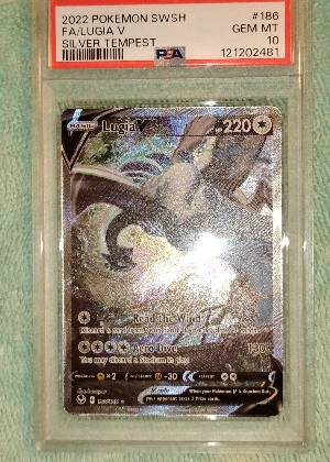 Lugia V (Alternate Full Art), graded 9.5