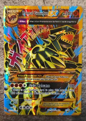 Primal Groudon EX (Shiny Full Art), graded 9.0