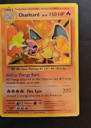 Charizard, graded 7.5