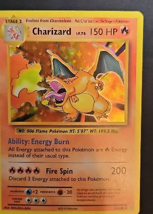 Charizard, graded 7.5