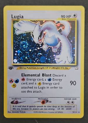 Lugia, graded 9.0