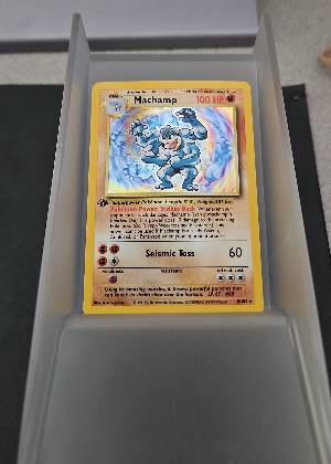Machamp - 8/102 (Base Set Shadowless), graded 8.5
