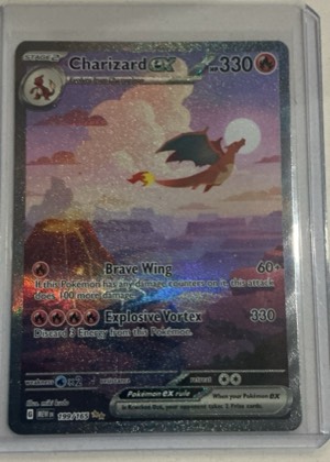 Charizard ex - 199/165 graded 8.5