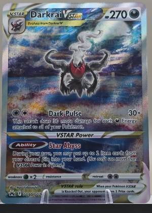 Darkrai VSTAR, graded 9.0