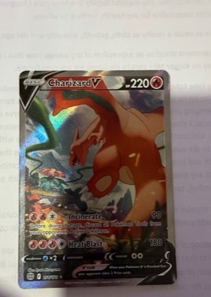 Charizard V (Alternate Full Art), graded 8.0