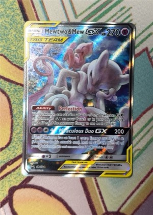 Mewtwo & Mew GX - SM191, graded 9.0