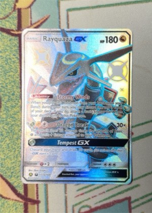 Rayquaza GX - 177a/168, graded 7.5