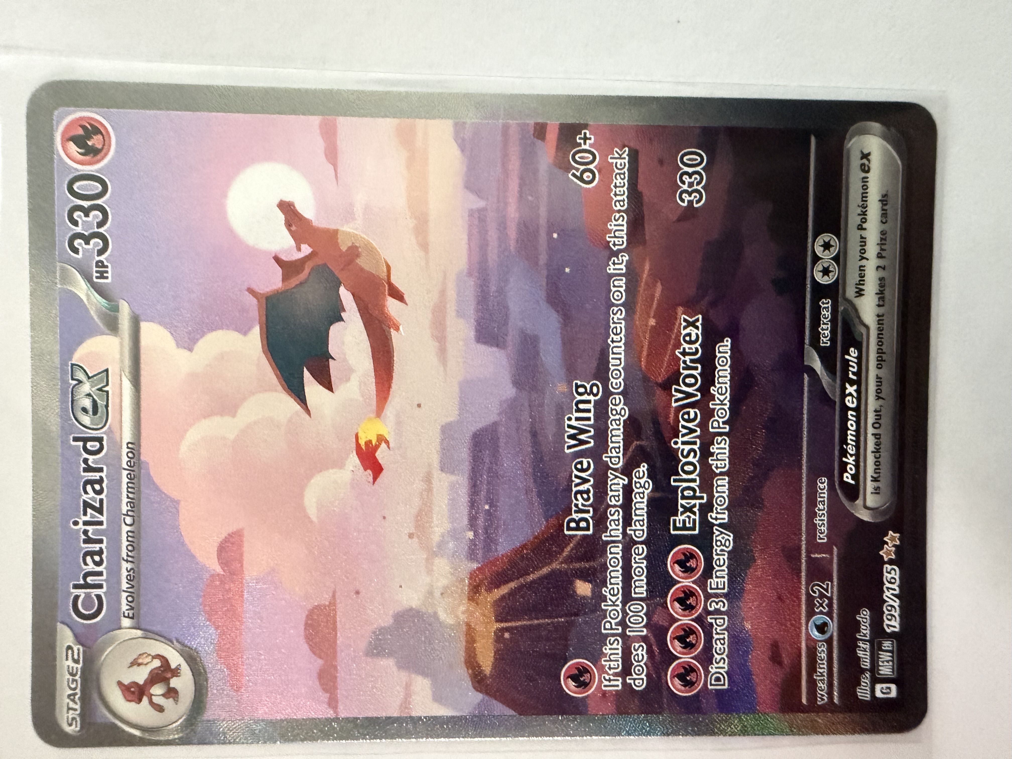 Charizard ex 183/165, SV: Scarlet and Violet 151, ZeroPop community scan