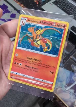 Special Delivery Charizard - SWSH075 graded 8.5