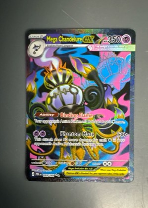 Mega Chandelure ex, graded 9.0