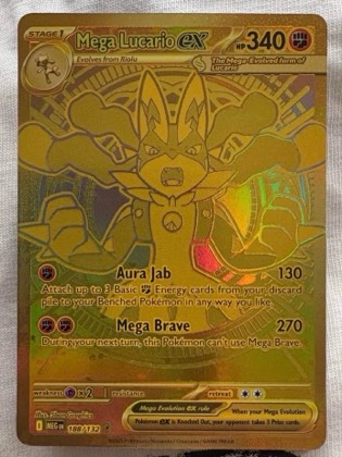 Mega Lucario ex, graded 9.0