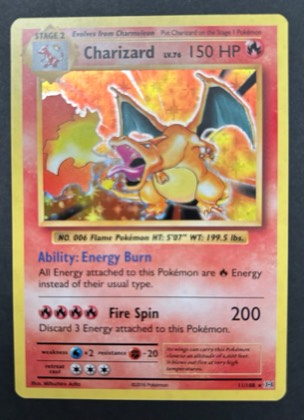 Charizard, graded 9.0
