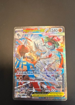 Mega Lucario ex, graded 9.0