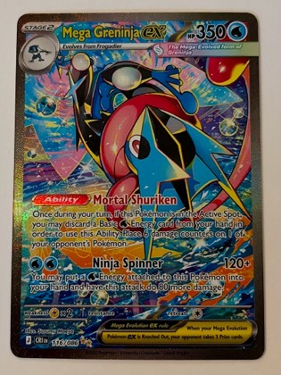 Mega Greninja ex, graded 9.0