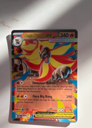 Mega Pyroar ex, graded 9.0