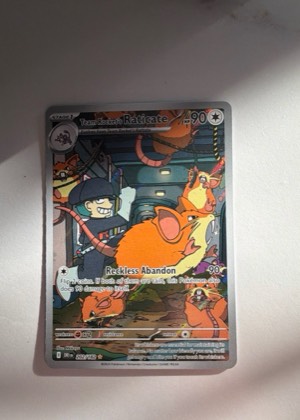 Team Rocket's Raticate - 202/182 graded 8