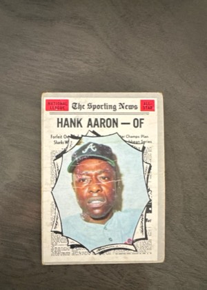 Hank Aaron, graded 2.5