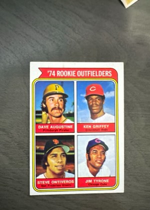 Dave Augustine / Ken Griffey / Steve Ontiveros / Jim Tyrone, graded 9.0