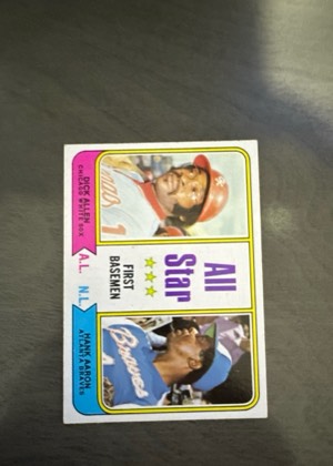 Dick Allen / Hank Aaron, graded 9.0