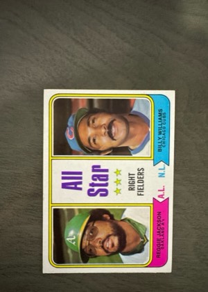 Billy Williams / Reggie Jackson, graded 8.0