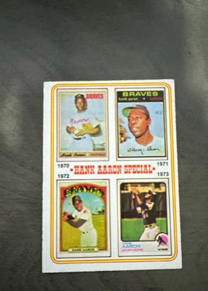 Hank Aaron, graded 7.5
