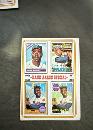 Hank Aaron, graded 7.0