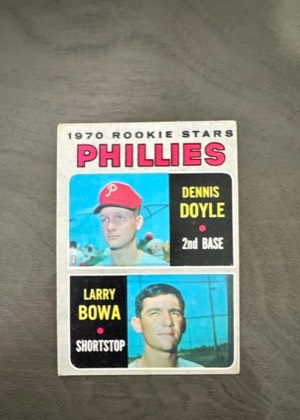 Dennis Doyle / Larry Bowa, graded 8.0
