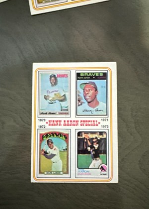 Hank Aaron, graded 8.5