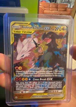 Reshiram & Zekrom GX, graded 9.0