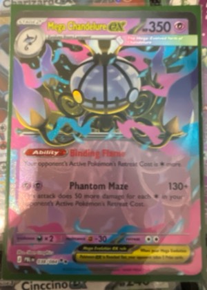 Mega Chandelure ex, graded 7.5